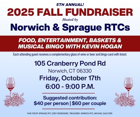 5th Annual 2025 Fall Fundraiser - Norwich & Sprague RTCs